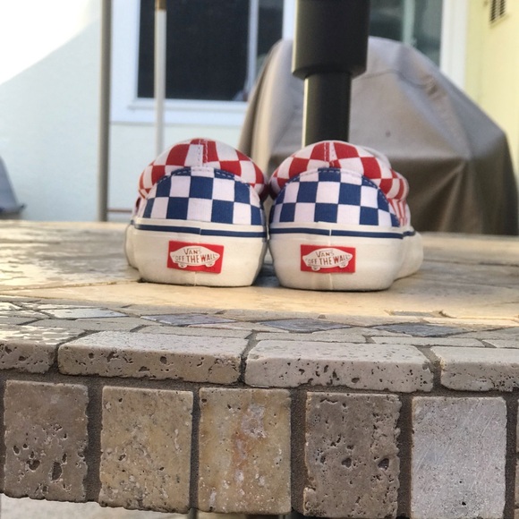 VANS Classic Slip-On Checkerboard Shoe Slides (Unisex) - Picture 3 of 5
